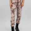 Edits * | Dance & Marvel Military Madness Sweat Pants Light Pink Camo Bottoms