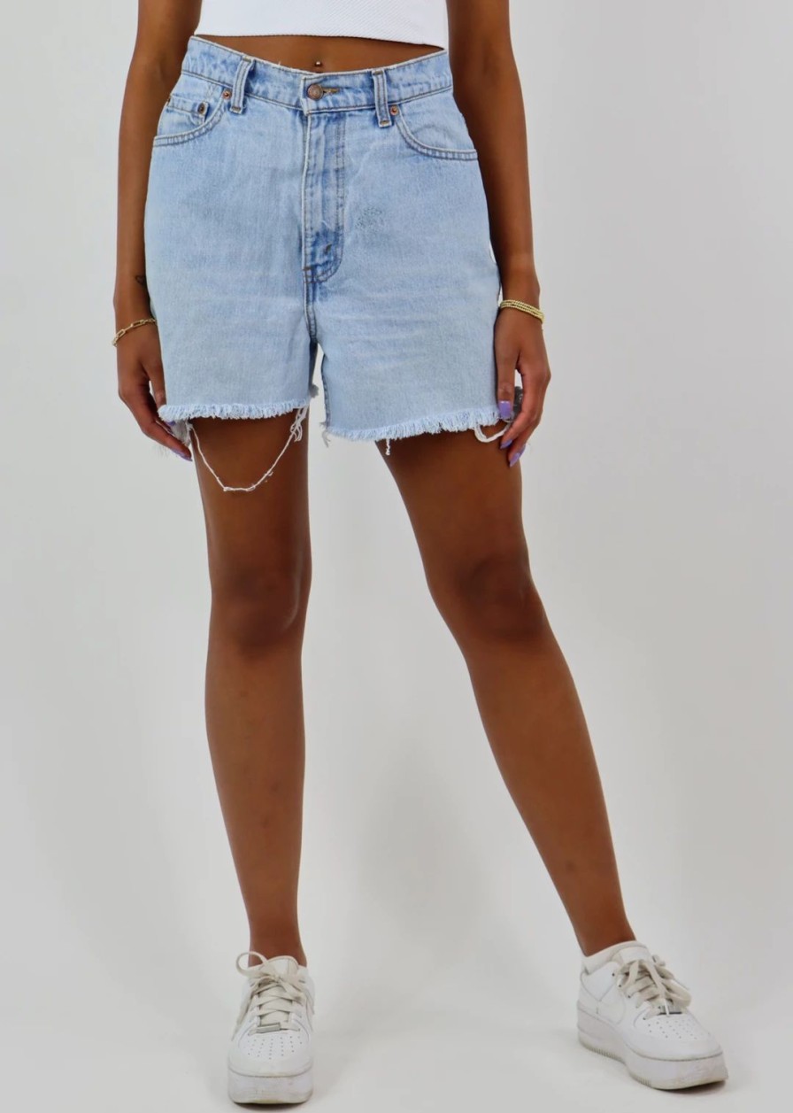 Newness * | Vintage Levi'S Bleeding Love Vintage Levi Shorts Light Wash Newness