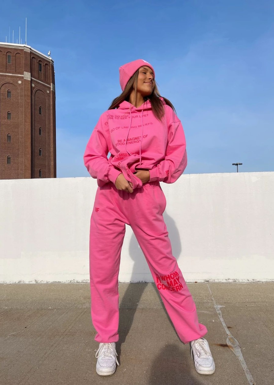 Newness * | Mayfair Group Mayfair To Whom It May Concern Sweatpants Hot Pink