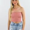 Tops * | Hyfve Blinding Lights Tube Top Rose