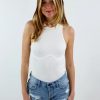 Tops * | Hyfve Need Me Bodysuit White Newness