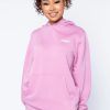 Tops * | Bysamiiryan Tops By Samii Ryan Everyday Hoodie Pink