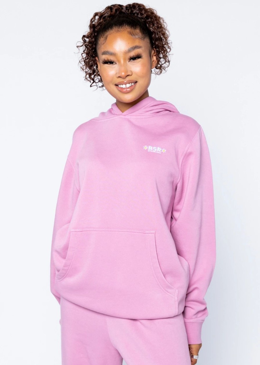 Tops * | Bysamiiryan Tops By Samii Ryan Everyday Hoodie Pink