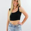 Tops * | Cotton Candy Tops Dazed And Confused Tank Black