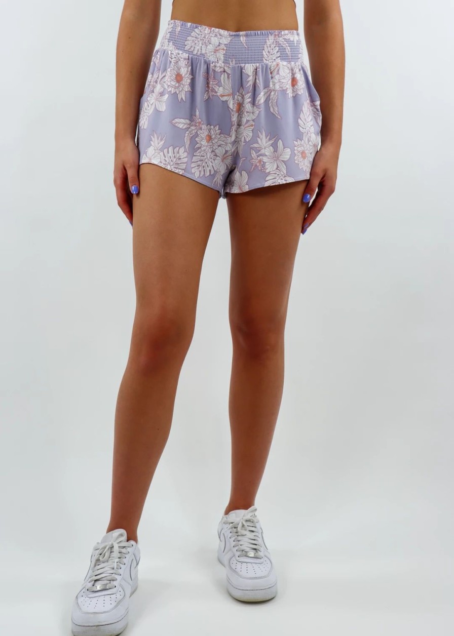 Edits * | Vintage Havana Beach Boys Shorts Lavender