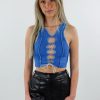 Tops * | Stevenella Its Britney B*Tch Tank Blue And Teal