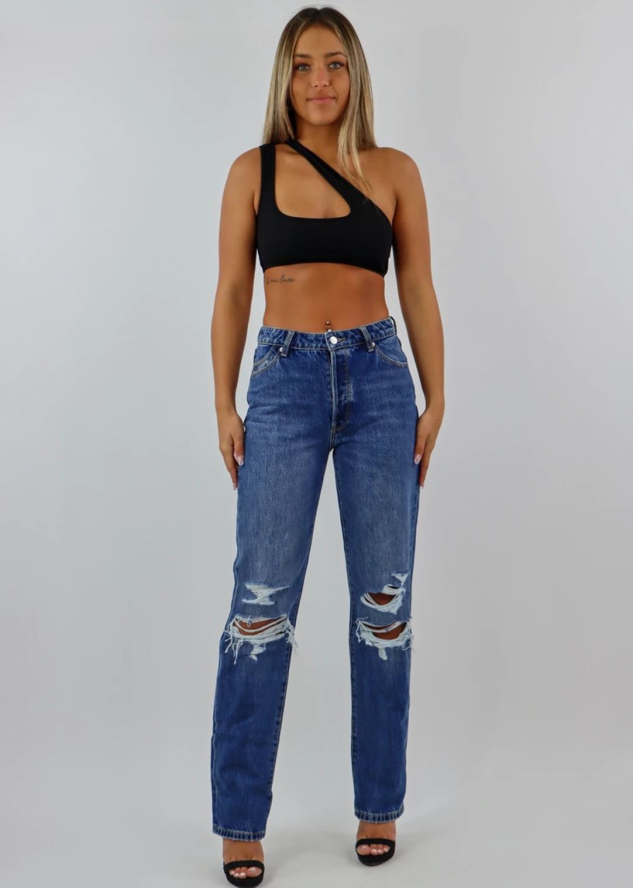 Newness * | Rollas Jeans Newness Rollas Stand By Me Jeans Dark Wash