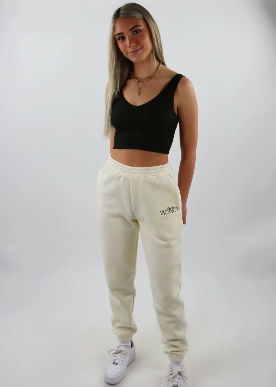 Bottoms * | Vacancy Supply Bottoms Boulevard Sweatpants Butter