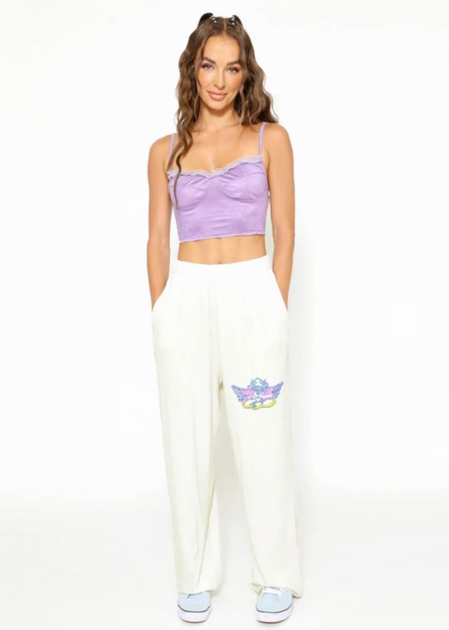 Tops * | Boys Lie Bustier Top Lavender Newness