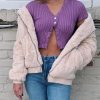 Tops * | Vintage Havana Baby It'S Cold Outside Jacket Cream Best Sellers