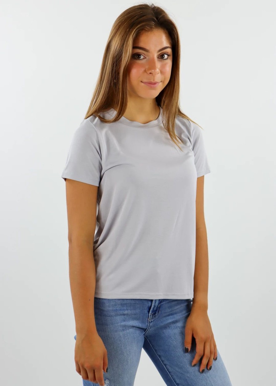 Tops * | Hyfve I Got U Tee Cloud Grey