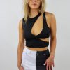 Tops * | Stevenella Break Your Plans Tank Black Tops