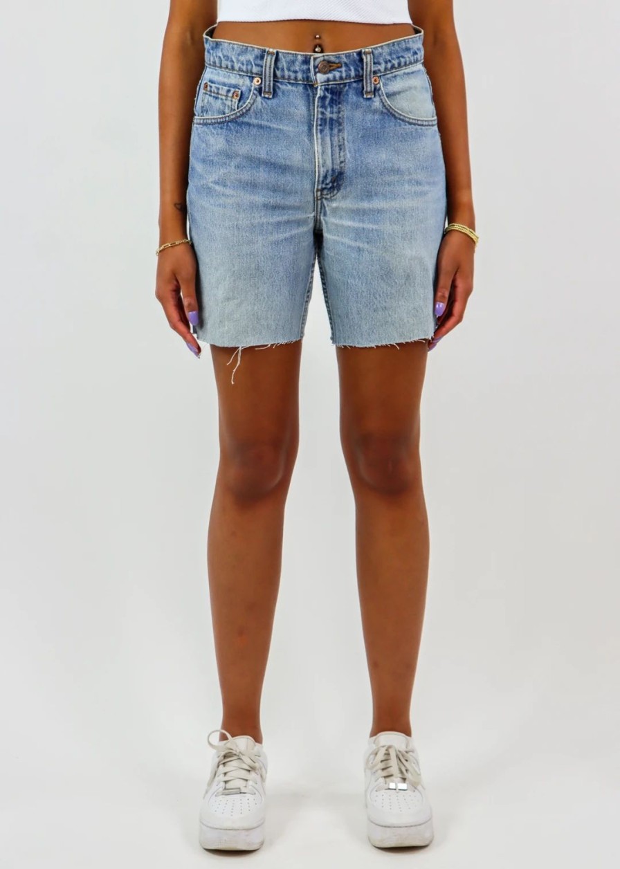 Newness * | Vintage Levi'S Scream & Shout Vintage Levi Shorts Light Wash