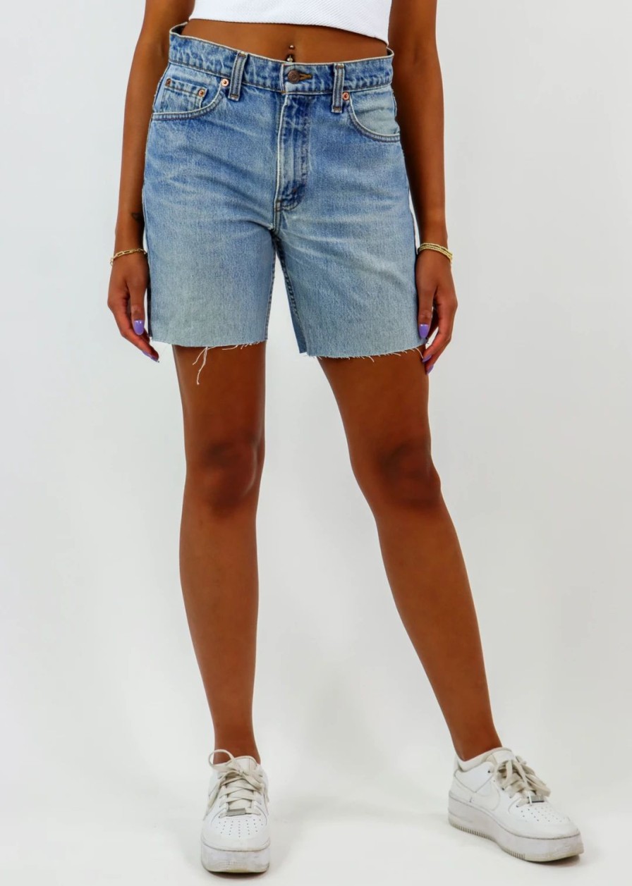 Newness * | Vintage Levi'S Scream & Shout Vintage Levi Shorts Light Wash