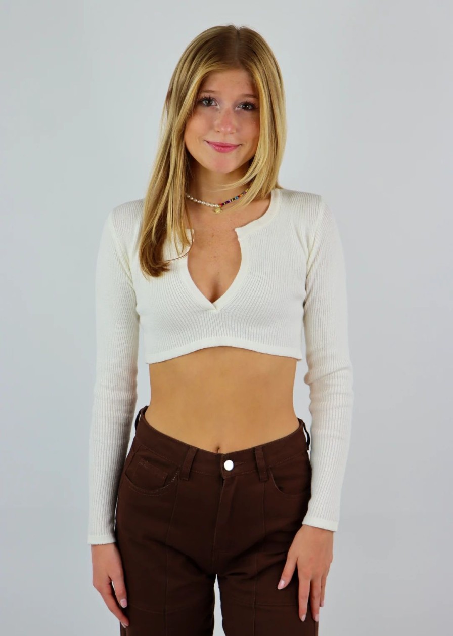 Tops * | Tic Toc Make Believe Top White Newness