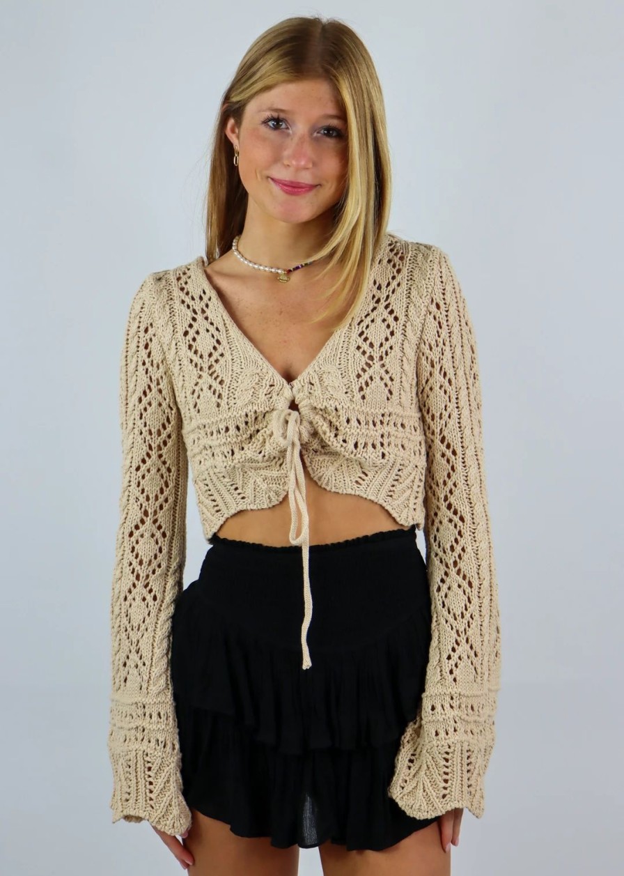 Tops * | Emory Park Newness Be Like You Sweater Camel