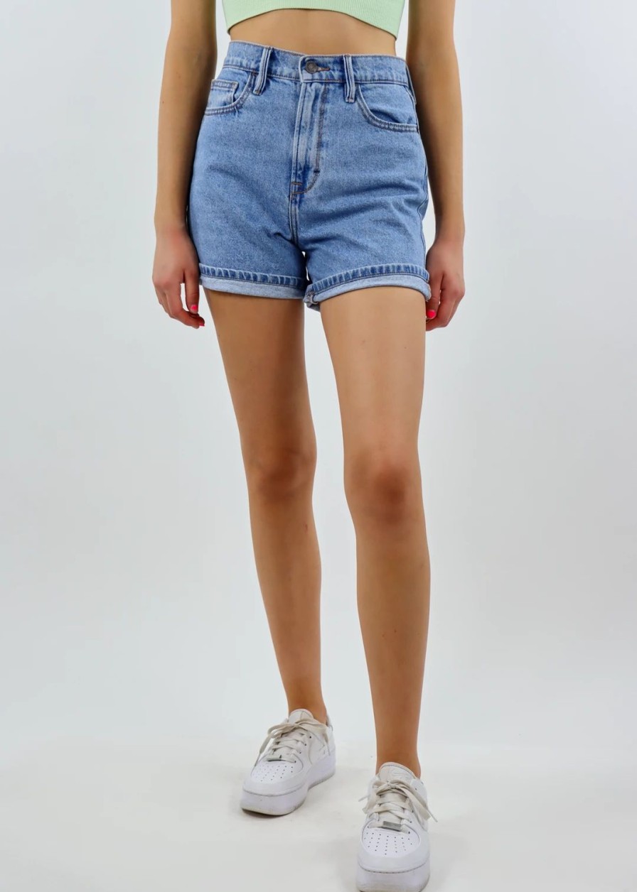 Edits * | Hidden Jeans Someday Jean Shorts Medium Wash Bottoms