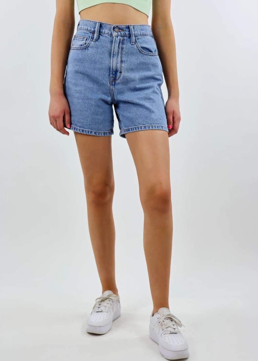 Edits * | Hidden Jeans Someday Jean Shorts Medium Wash Bottoms