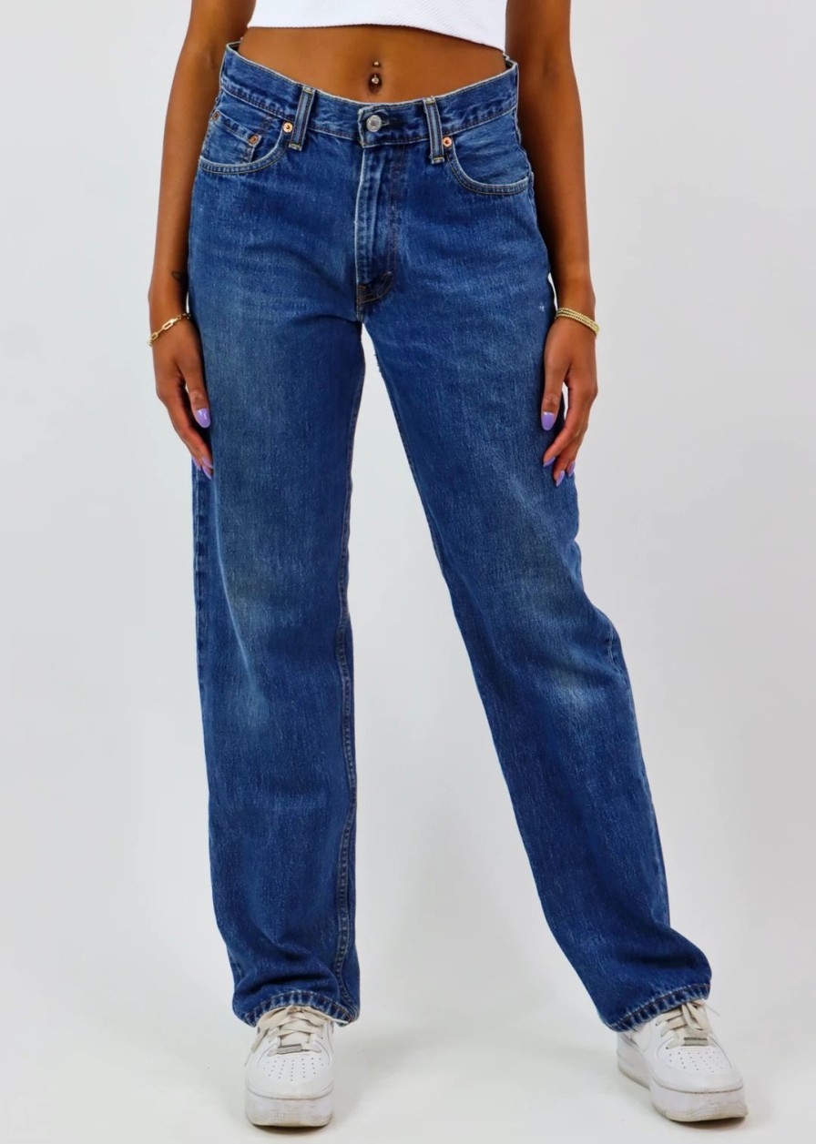 Newness * | Vintage Levi'S Newness Side To Side Vintage Levi Jeans Dark Wash