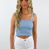 Tops * | Hyfve Tops Hard To Forget Top Baby Blue