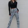 Edits * | Emory Park Imprint Jeans Zebra Bottoms