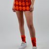 Bottoms * | Nii Hai Bottoms Harajuku Girl Skirt Red And Orange