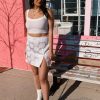 Bottoms * | Cotton Candy Bottoms Daisy Skirt White