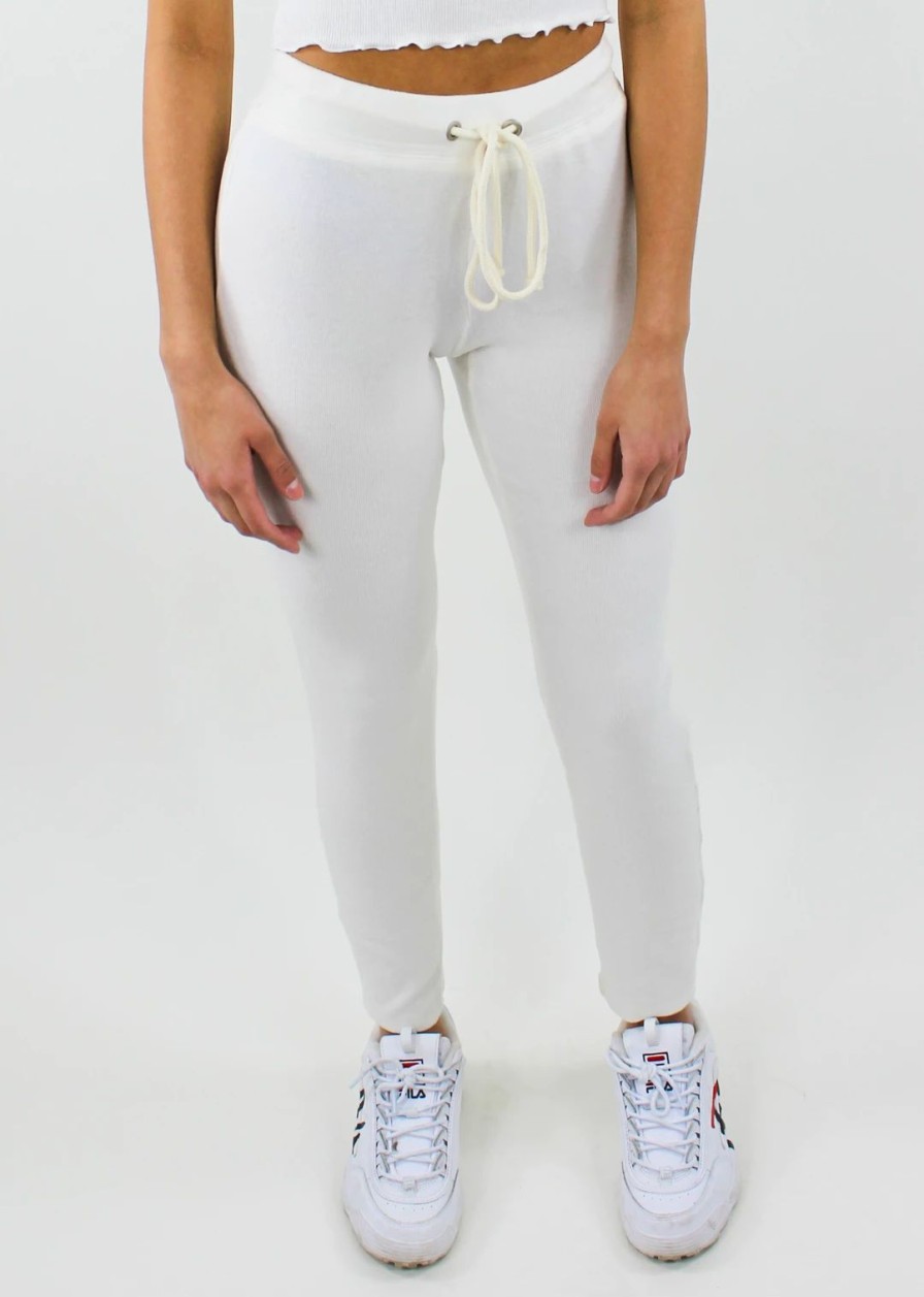 Bottoms * | Cotton Candy Crazy Dream Sweats White Bottoms