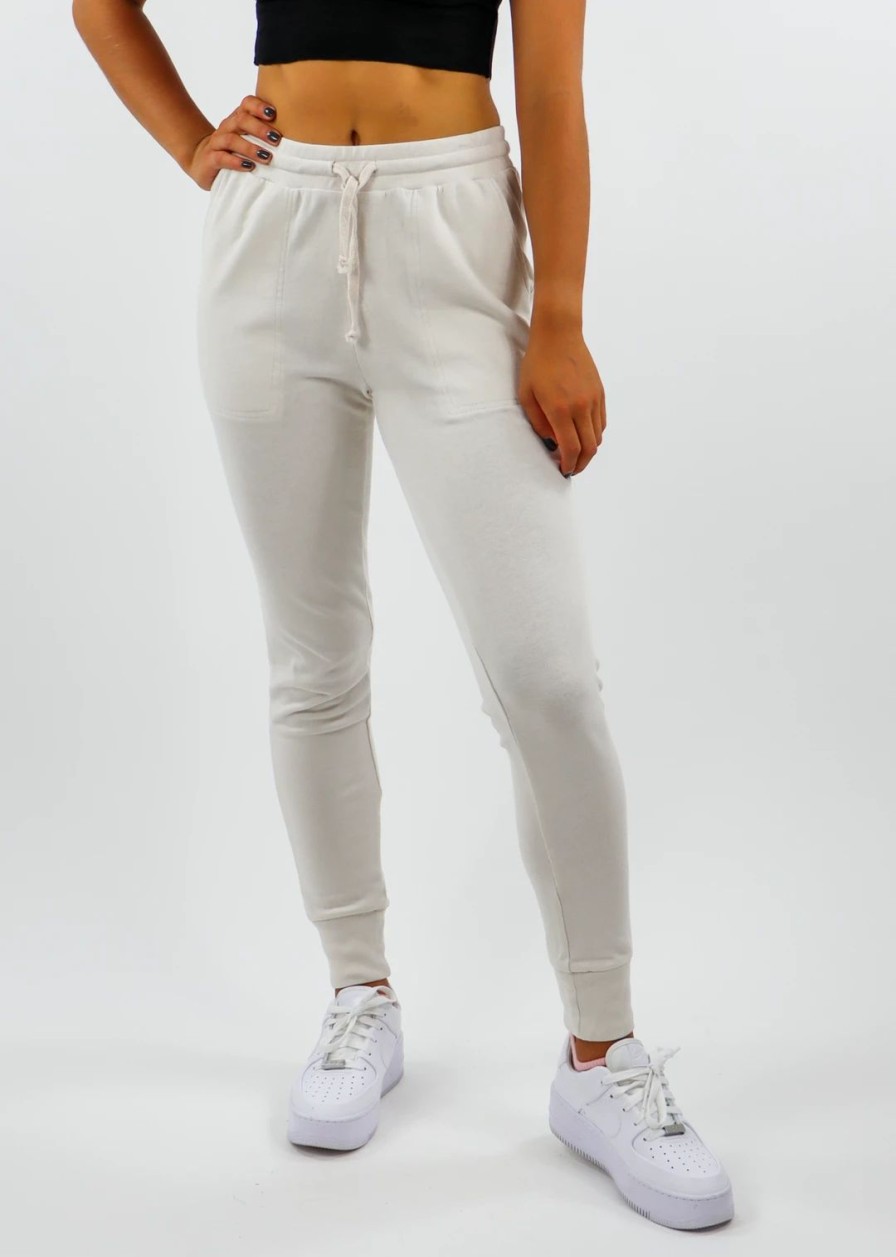 Bottoms * | Hyfve Never Catch Me Joggers Oatmeal Bottoms