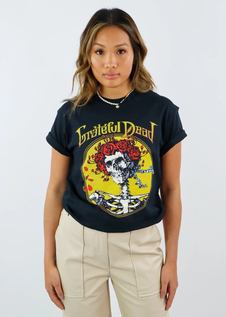 Tops * | Impact Merchandising Newness Grateful Dead Tee Black