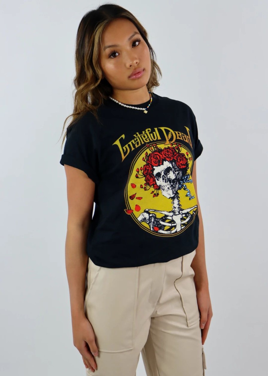 Tops * | Impact Merchandising Newness Grateful Dead Tee Black