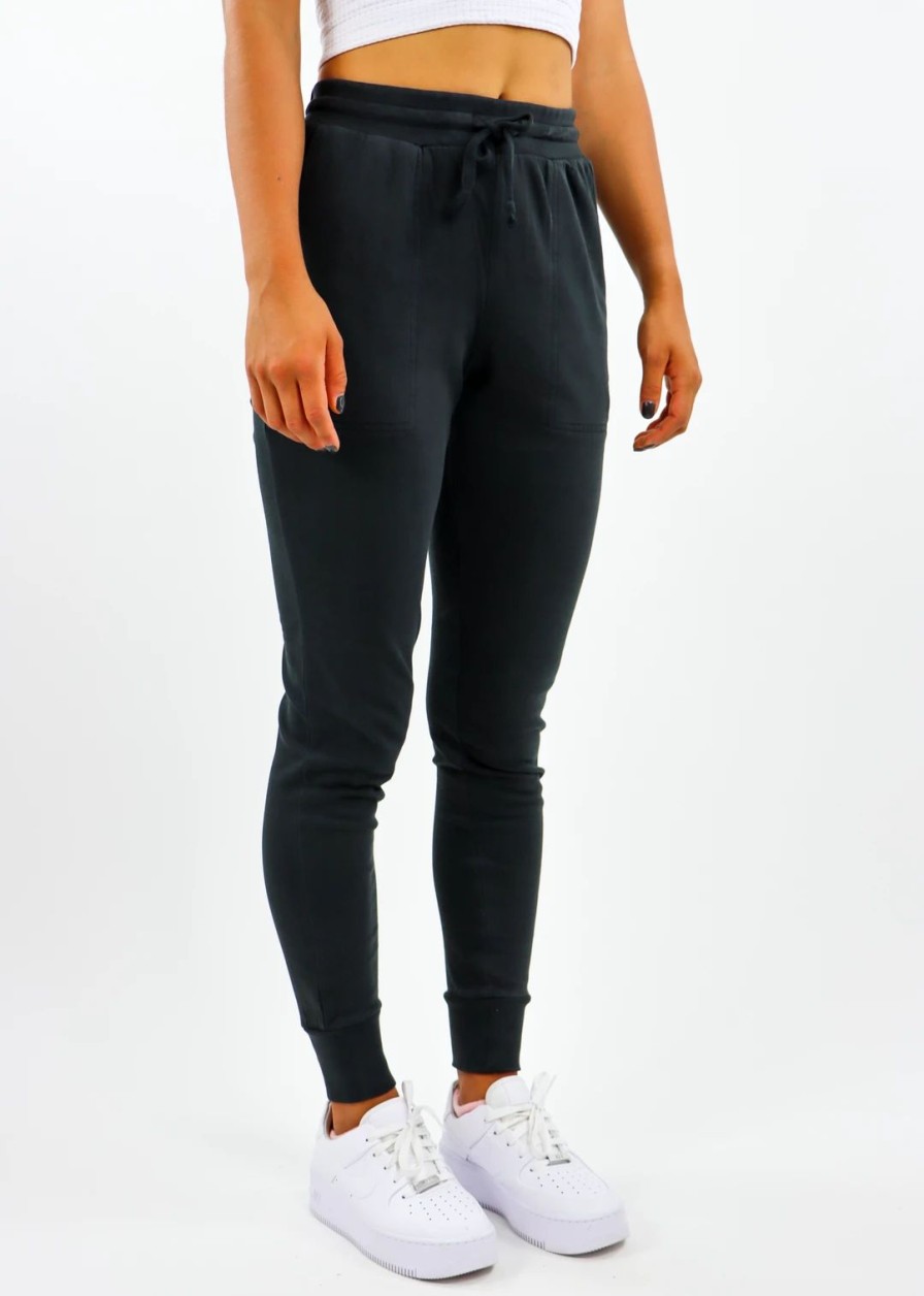 Bottoms * | Hyfve Bottoms Never Catch Me Joggers Black