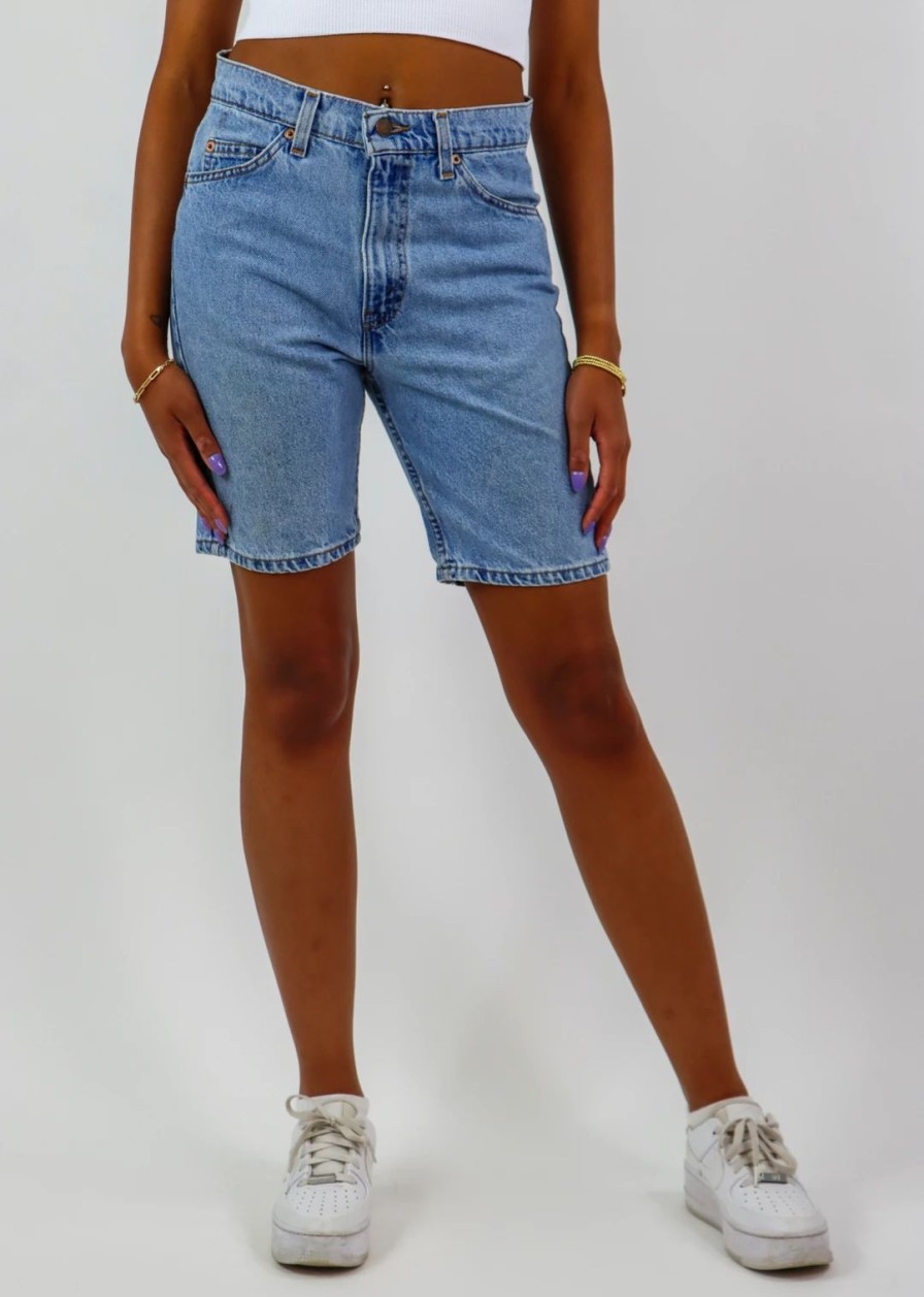 Newness * | Vintage Levi'S One, Two Step Vintage Levi Shorts Light Wash Newness