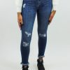 Bottoms * | Hidden Jeans Bottoms American Girl Skinny Jean Dark Wash Denim