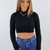 Tops * | Emory Park I Love You So Top Black Newness