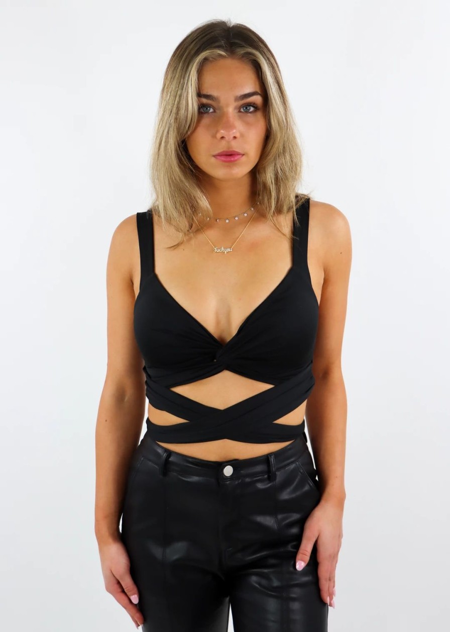 Tops * | Tic Toc Best Sellers Breaking News Top Black