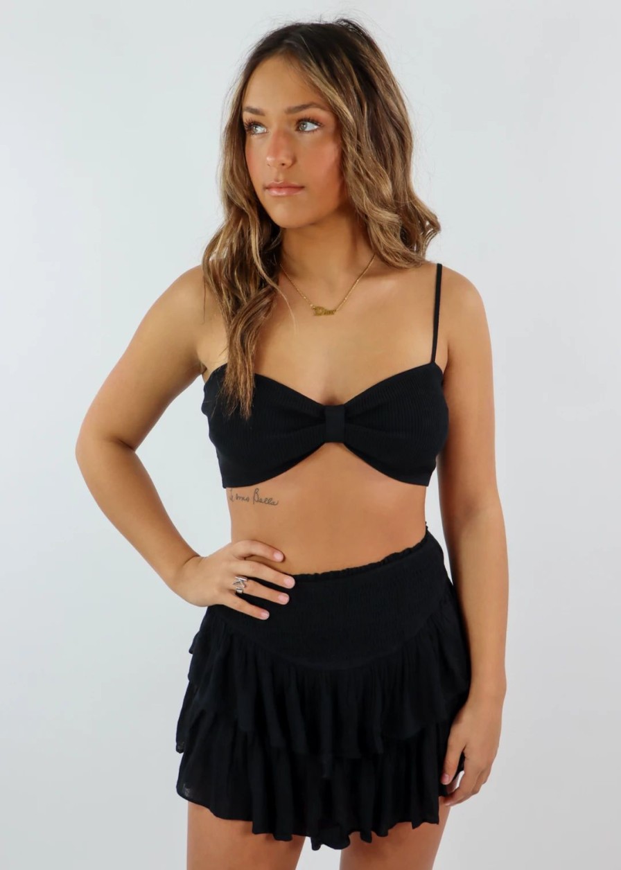 Tops * | Rock N Rags Newness Real Thing Tank Black