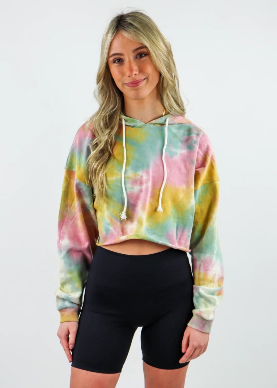 Tops * | Bailey Rose Tops True Colors Hoodie Multi