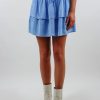 Edits * | Bailey Rose Dumb Love Skirt Baby Blue Floral