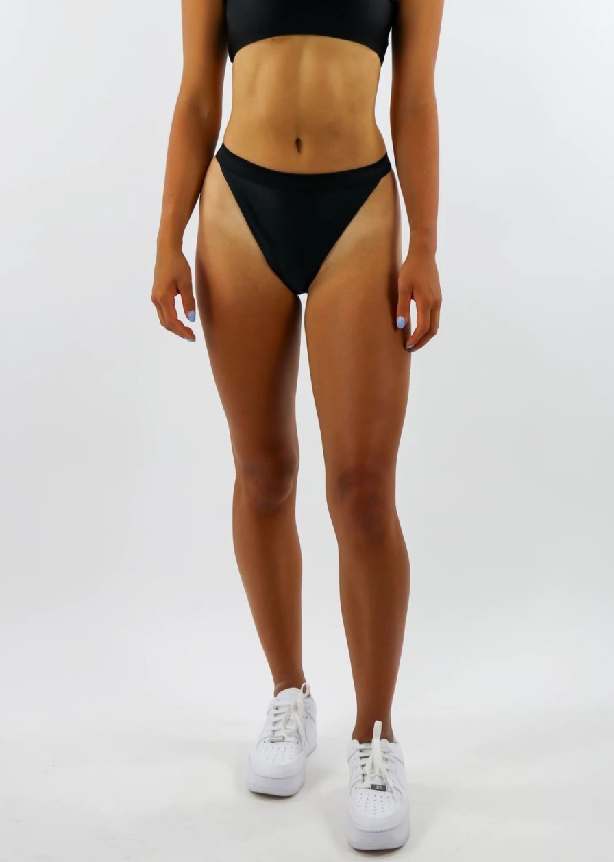 Edits * | Dippin' Daisy'S Summer Nights Bikini Bottom Black Swim