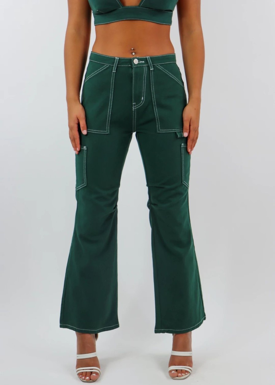 Edits * | Et Clet Child'S Play Cargo Pants Green