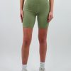 Bottoms * | Bailey Rose Bottoms Lucky Strike Biker Shorts Sage