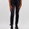 Bottoms * | Hidden Jeans Bottoms Walk On The Wild Side Straight Leg Jeans Black Denim