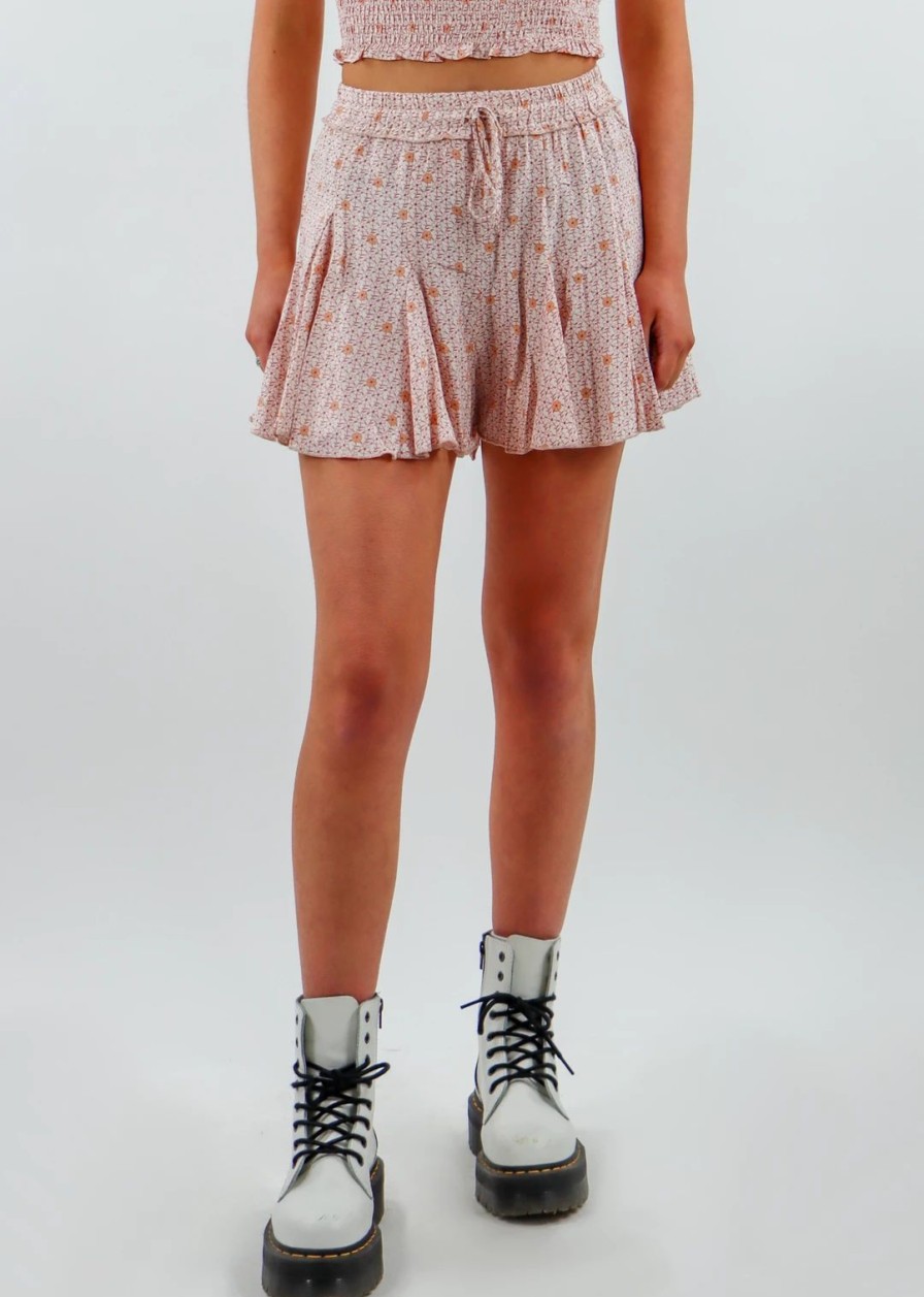 Edits * | Cotton Candy Bottoms Treasure Skort Blush Floral