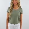 Tops * | Hyfve Fantasy Tee Olive