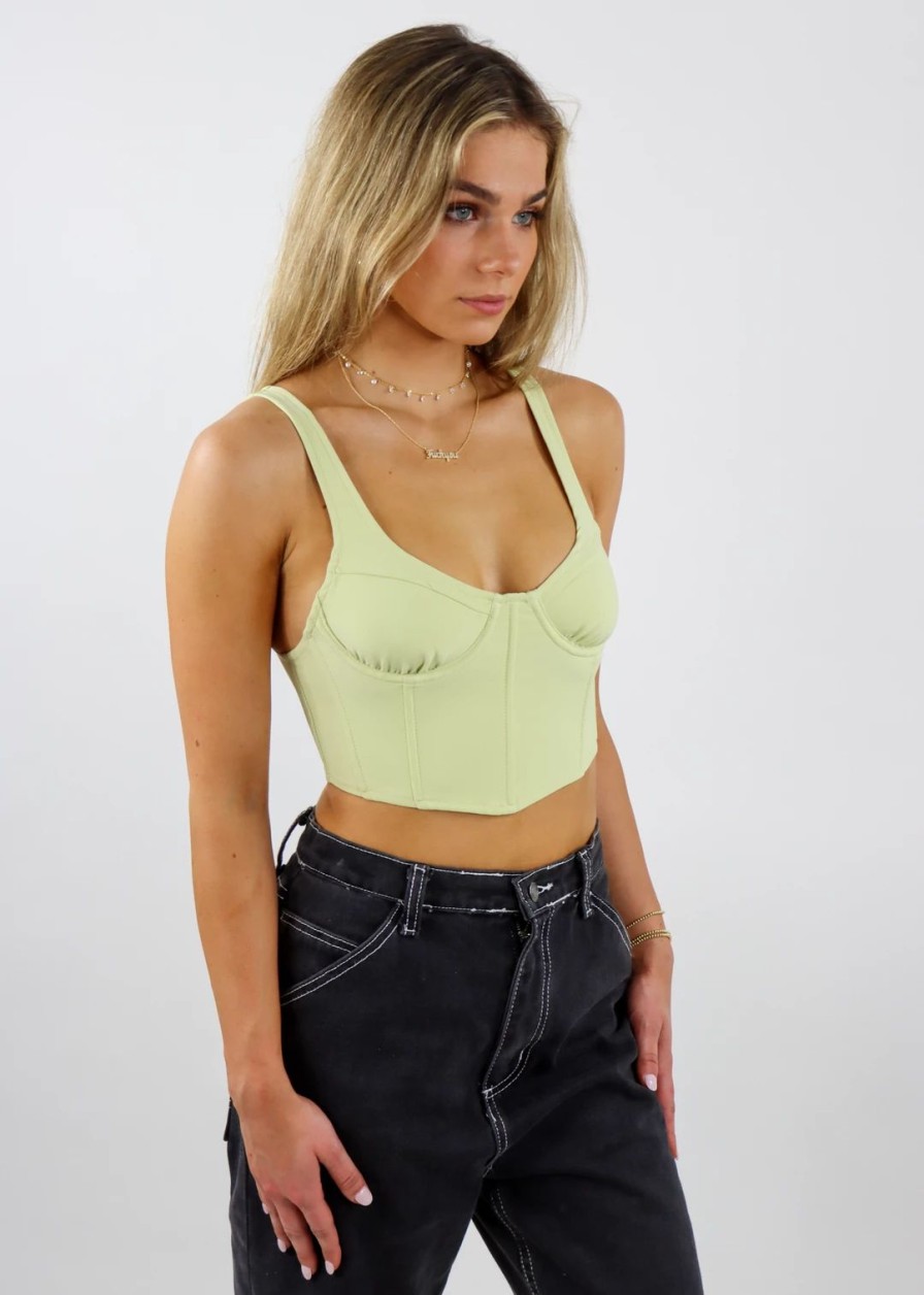 Tops * | Tic Toc 7 Things Tank Pistachio