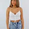 Tops * | Hyfve Down For You Tank White