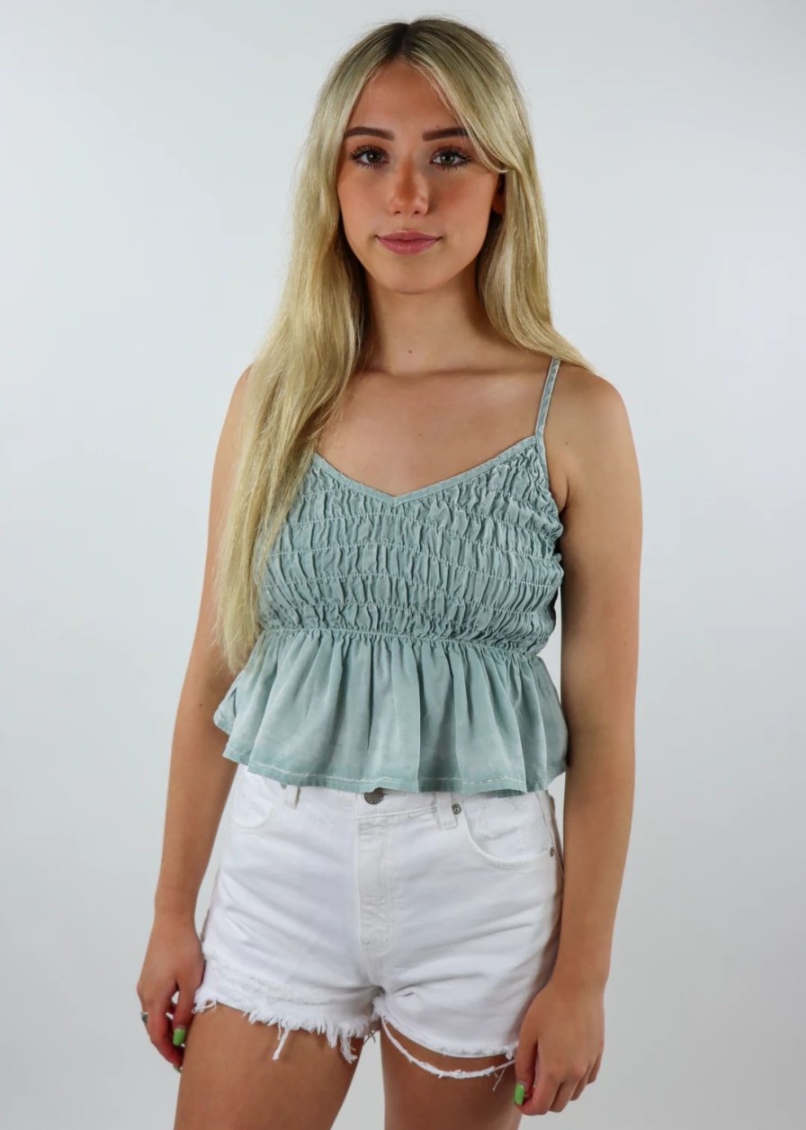 Tops * | Rock N Rags Picture Of You Tank Mint Tops