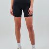 Bottoms * | Bailey Rose Dreamin' Biker Shorts Black Bottoms