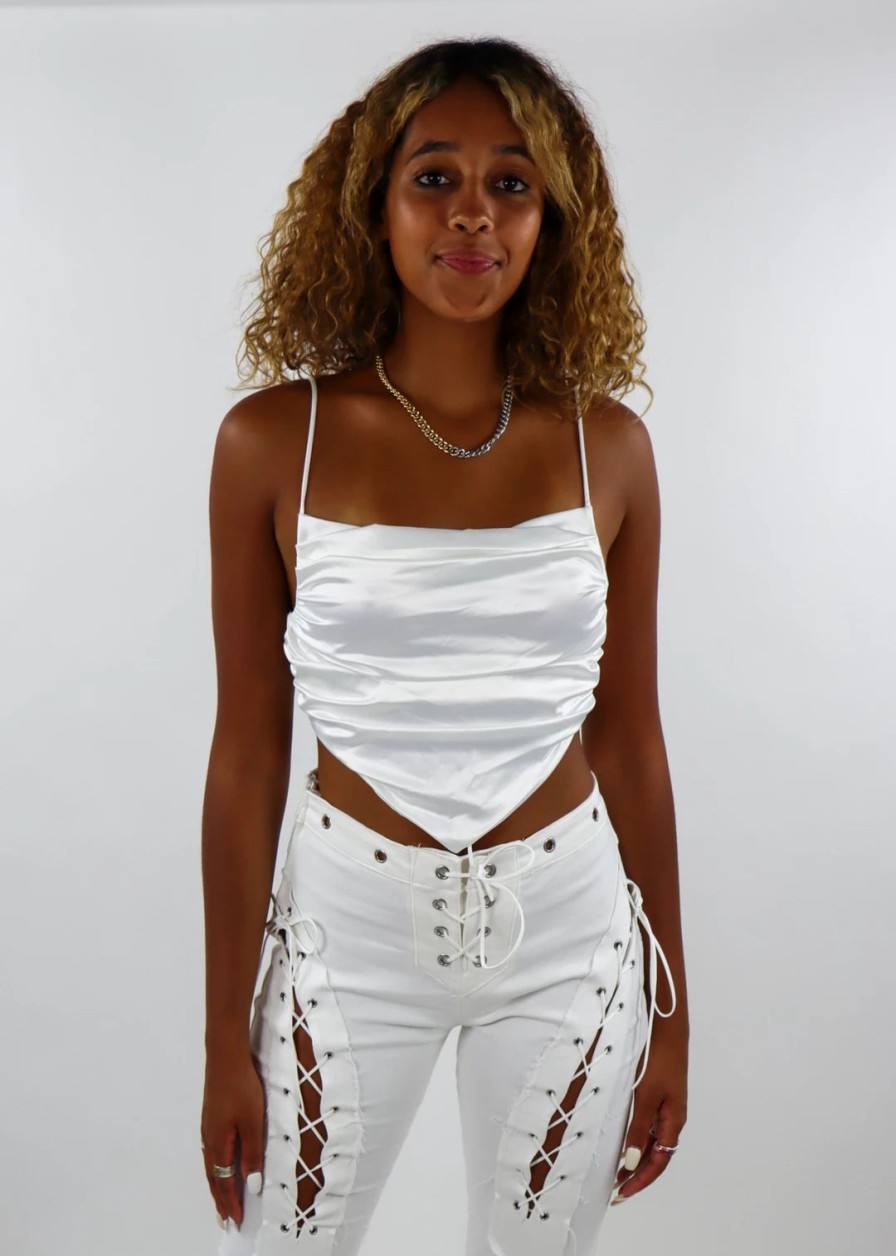 Tops * | Tic Toc No Option Tank White Tops